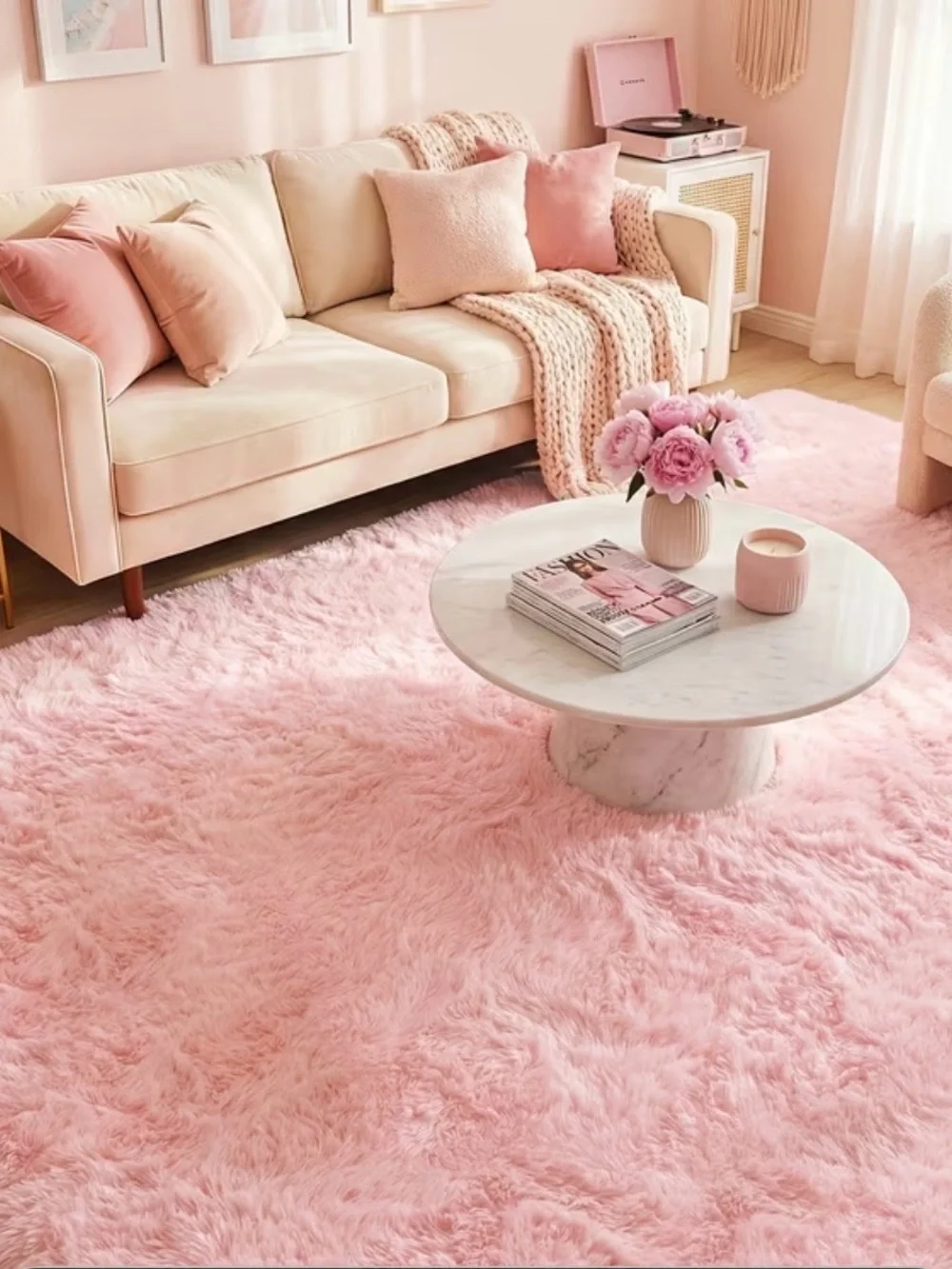 Luxurious Fluffy Shag Rug Ultra Soft,Plush,Fuzzy Durable size 5x8ft New
